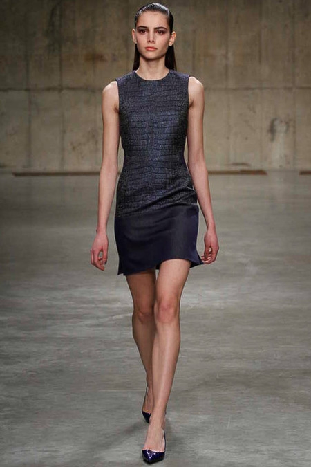 Romy Schönberger for shows London Fall/Winter 2013 Richard Nicoll